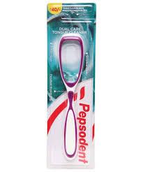 PEPSODENT DUAL CARE TONGUE CLEANER